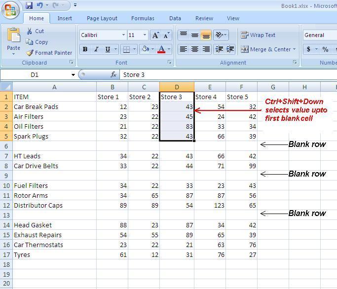 Ctrl Shift Down Or Any Arrow Key Not Working Properly In Ms Excel How To Solve How To Excel